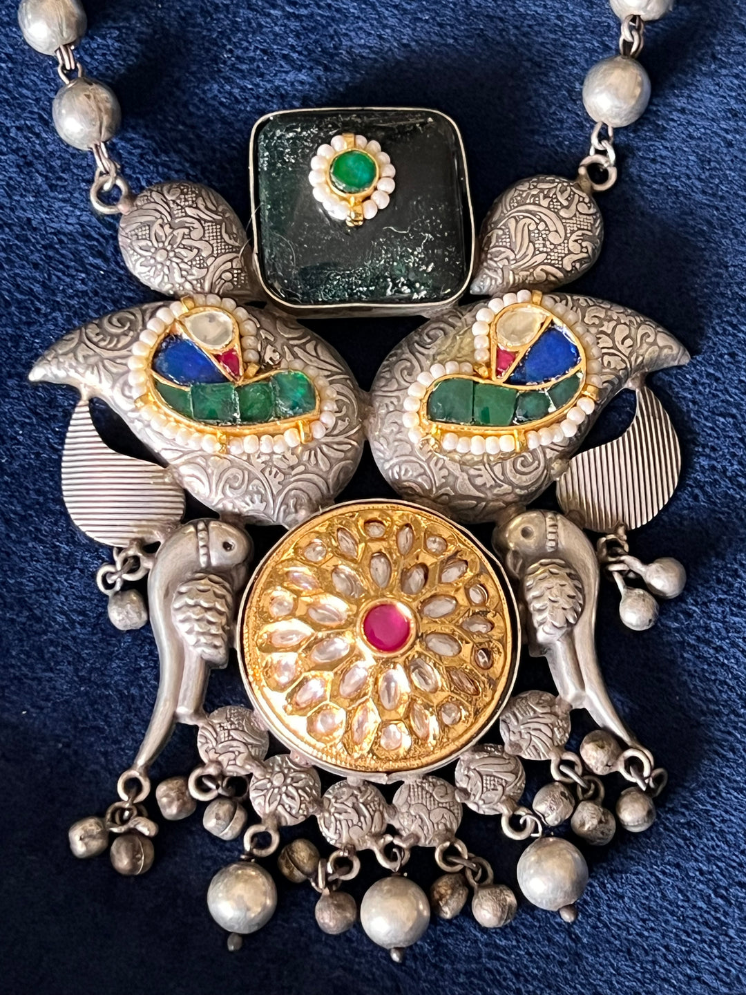 Exquisite Handcrafted Fusion Necklace - Premium Brass Elegance