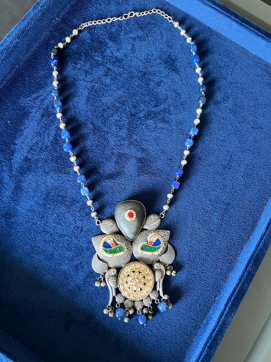 Exquisite Handcrafted Fusion Necklace - Premium Brass Elegance