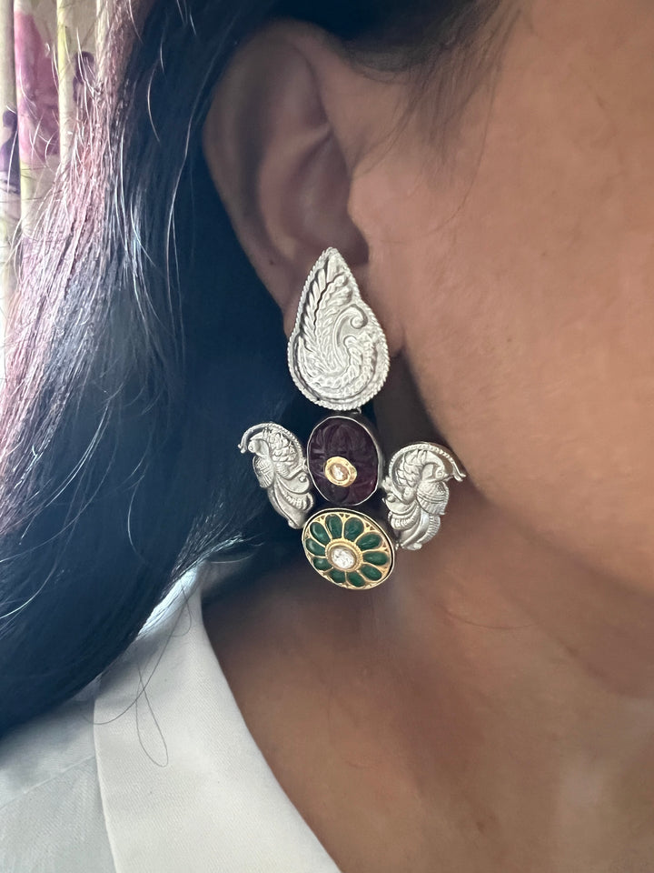 Statement Earrings with High-Quality Materials