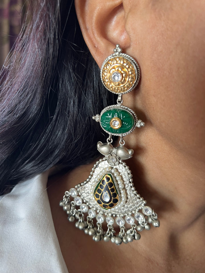 Statement Earrings with High-Quality Materials