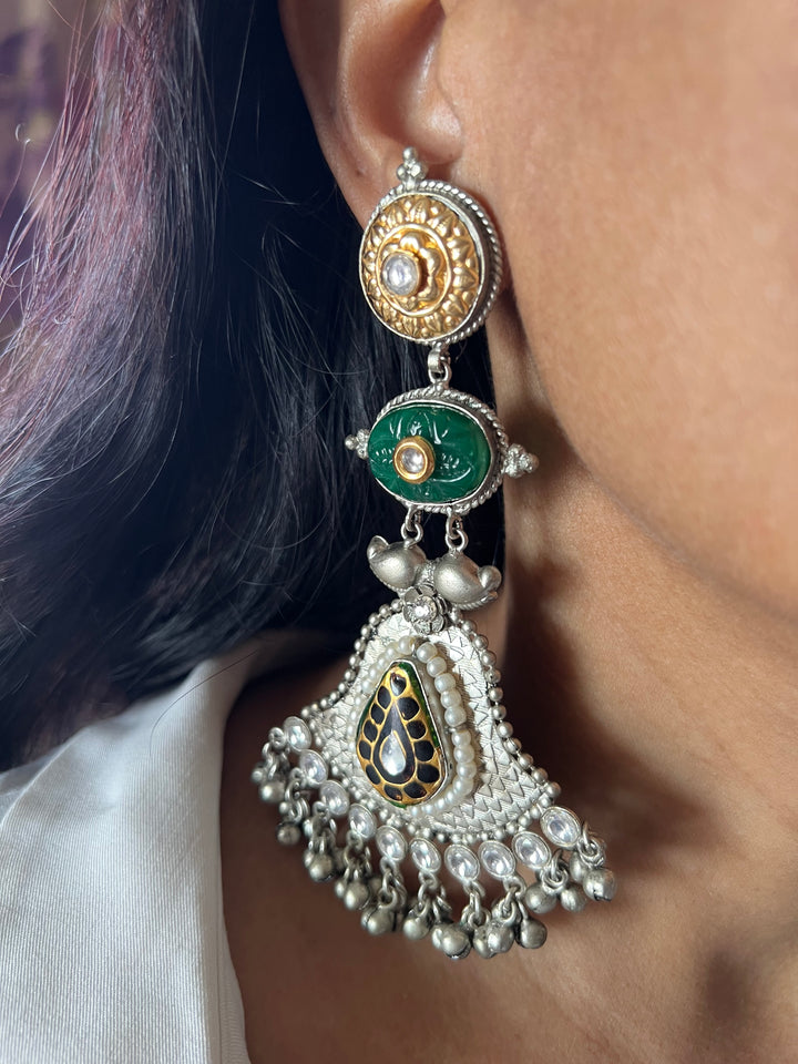 Statement Earrings with High-Quality Materials