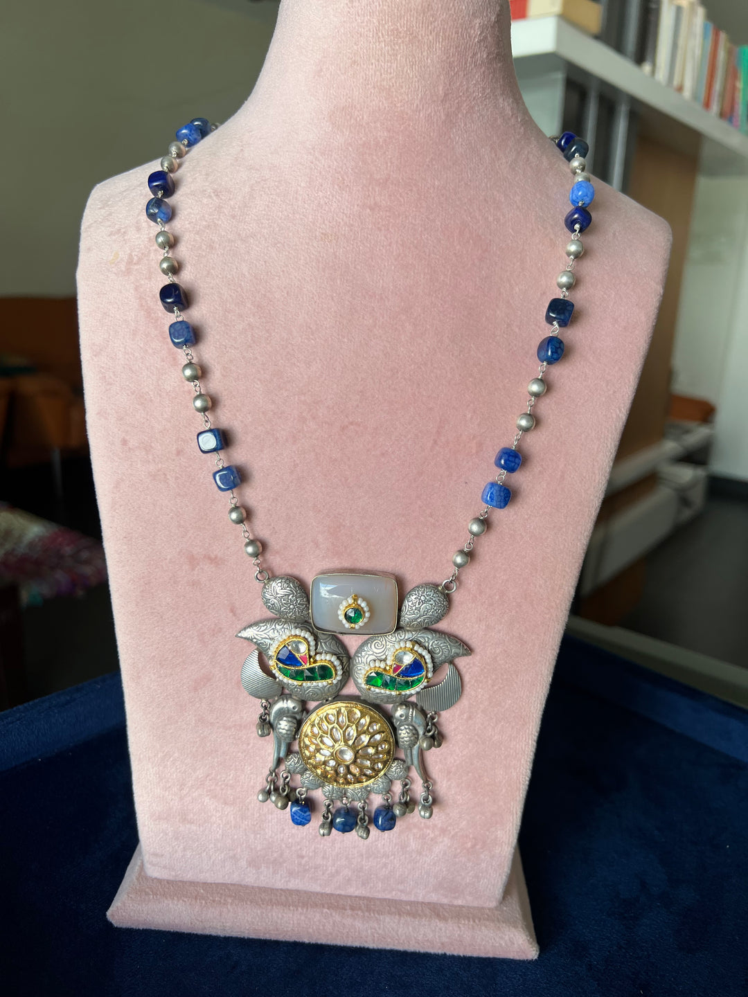 Exquisite Handcrafted Fusion Necklace - Premium Brass Elegance