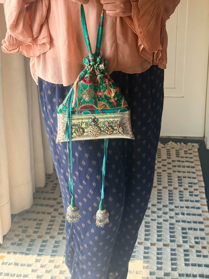 One of a Kind 925 Silver Purse Bag | SHIVKA