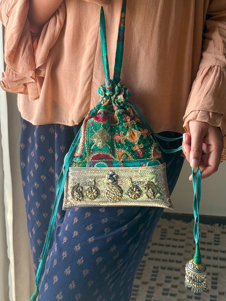 One of a Kind 925 Silver Purse Bag | SHIVKA