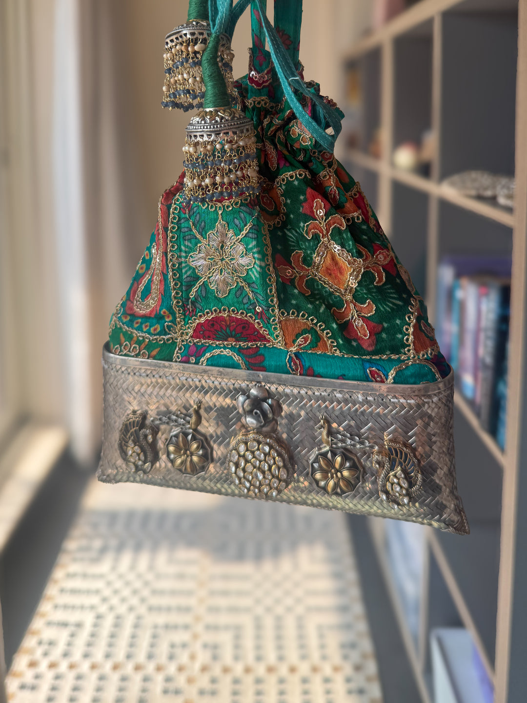 One of a Kind 925 Silver Purse Bag | SHIVKA