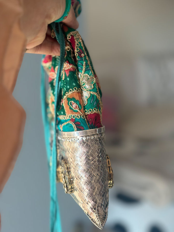 One of a Kind 925 Silver Purse Bag | SHIVKA