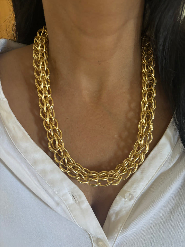 Exquisite Brass Necklace - Premium Quality Craftsmanship