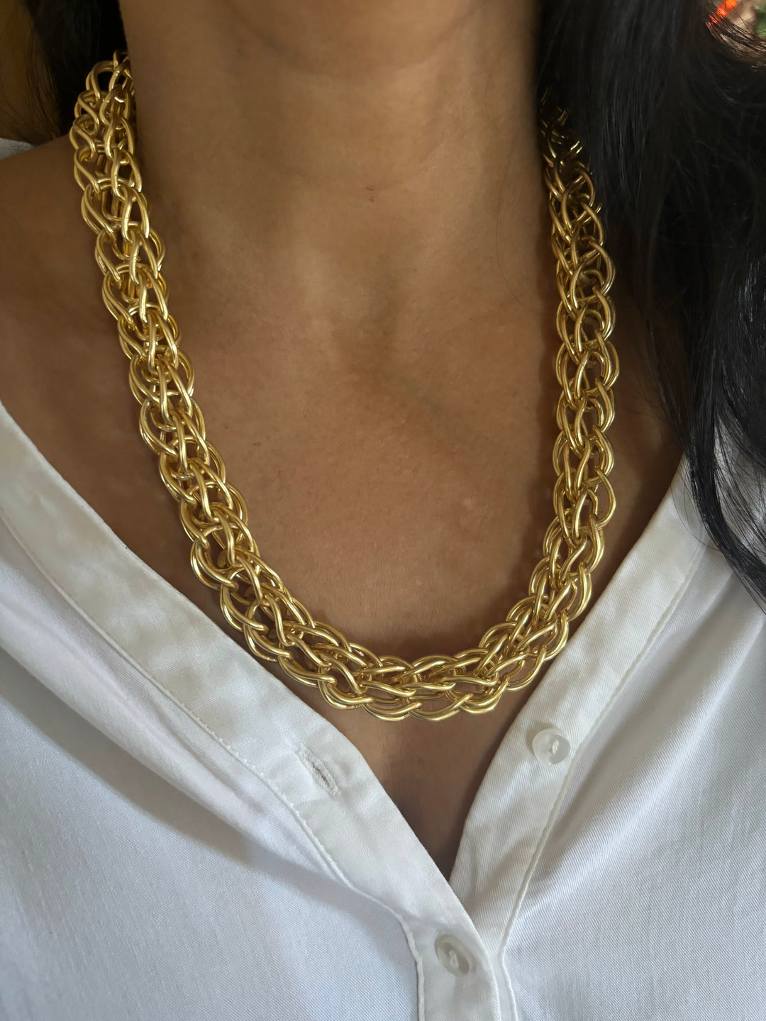Exquisite Brass Necklace - Premium Quality Craftsmanship