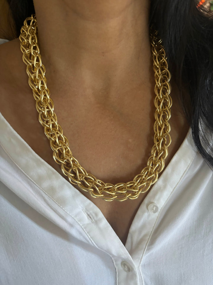 Exquisite Brass Necklace - Premium Quality Craftsmanship