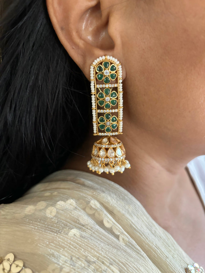 Pure 925 Silver Moissanite Earrings / Silver Earrings/ Moissanite Earrings