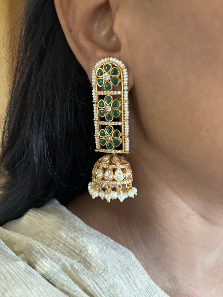 Pure 925 Silver Moissanite Earrings / Silver Earrings/ Moissanite Earrings