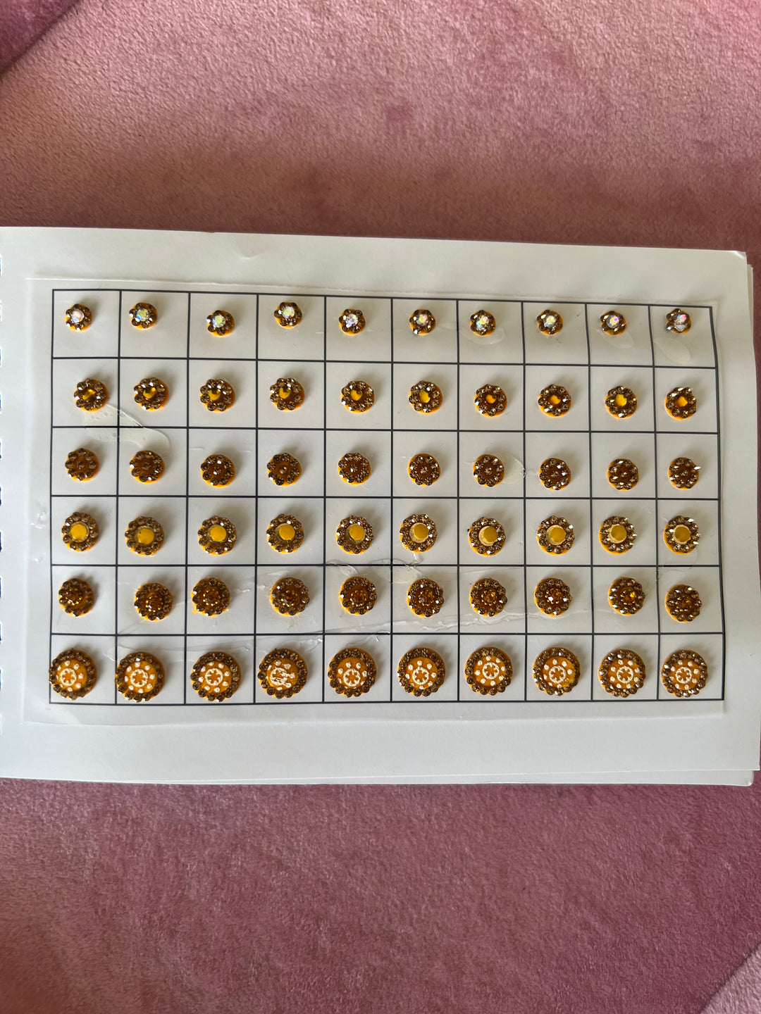 Versatile Designer Bindis - Set of 10 Strips, 10 Captivating Colors