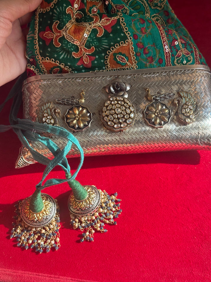One of a Kind 925 Silver Purse Bag | SHIVKA
