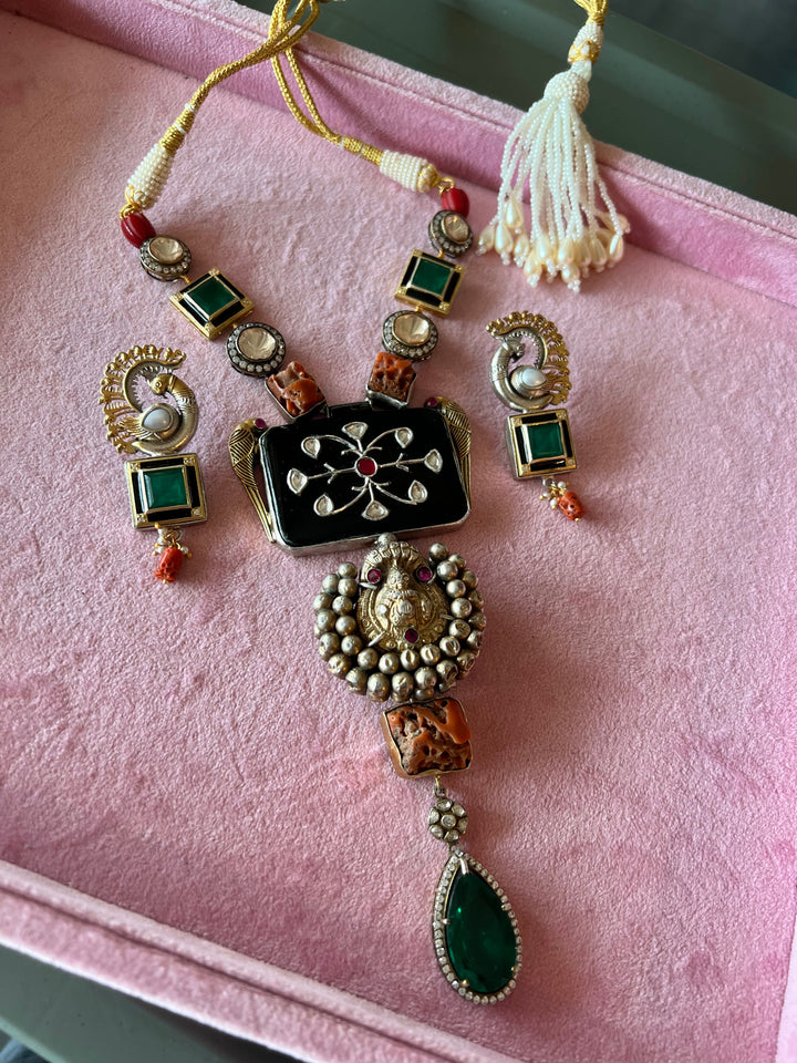 Exquisite 925 Silver Fusion Jewelry Set