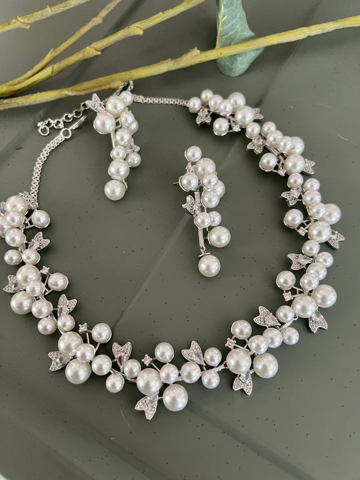 Classy Pearl and Diamond Necklace Set - Unmatched Quality and Style