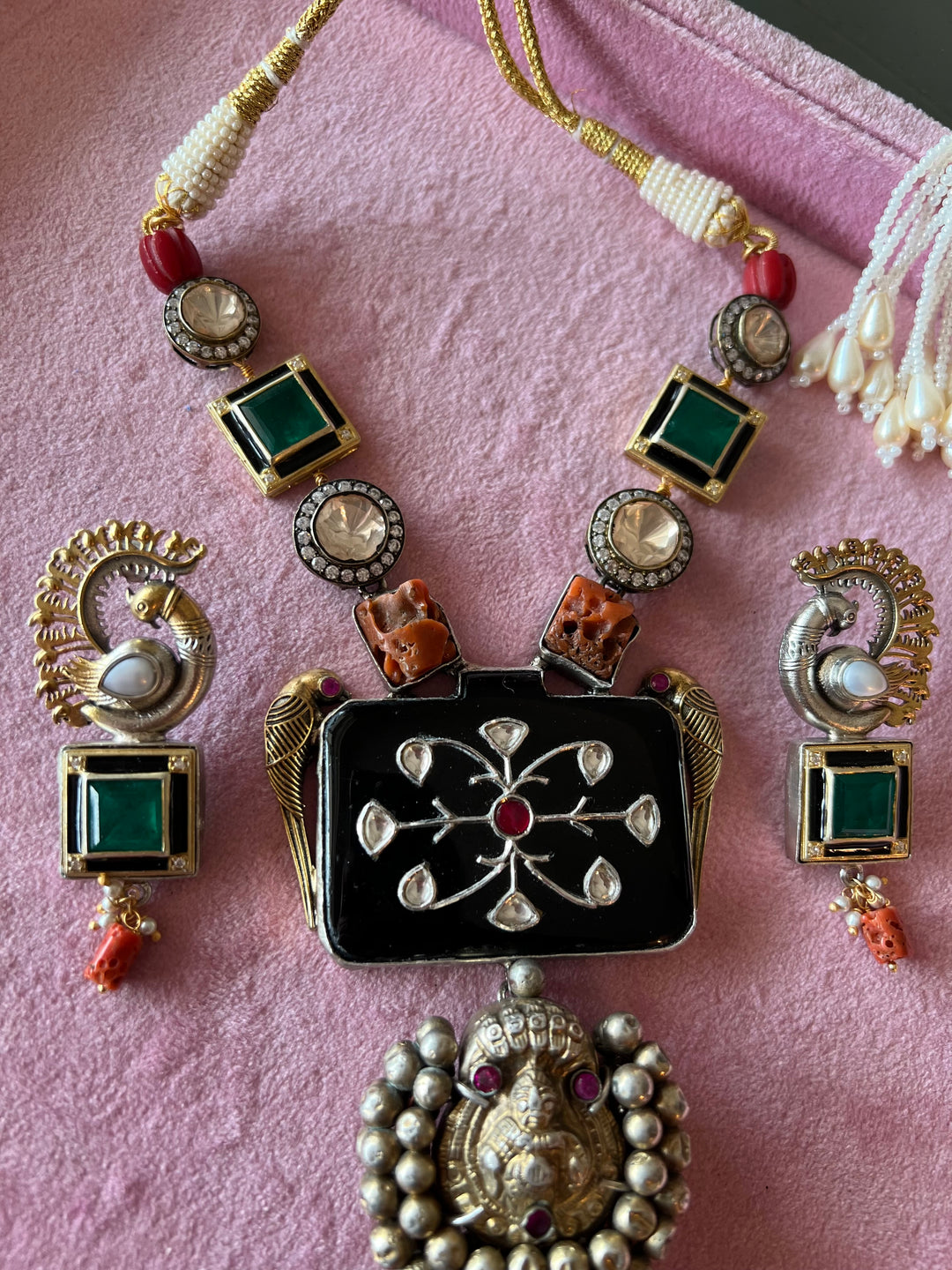 Exquisite 925 Silver Fusion Jewelry Set