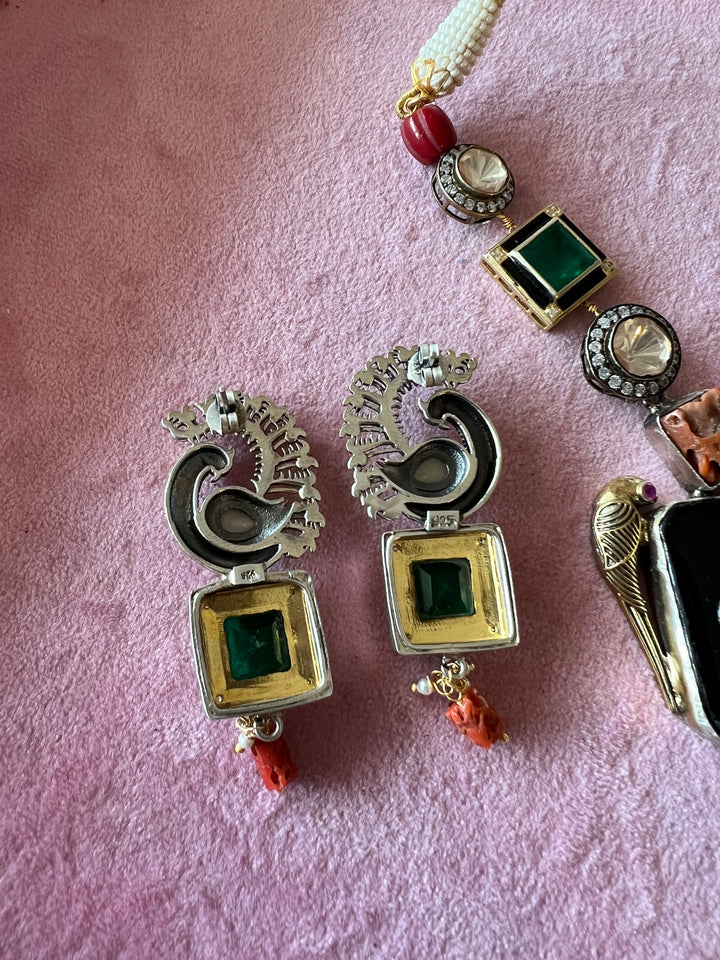 Exquisite 925 Silver Fusion Jewelry Set