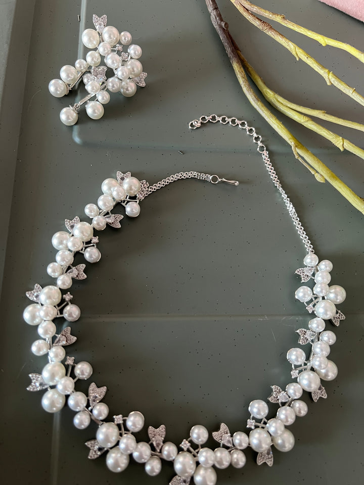 Classy Pearl and Diamond Necklace Set - Unmatched Quality and Style