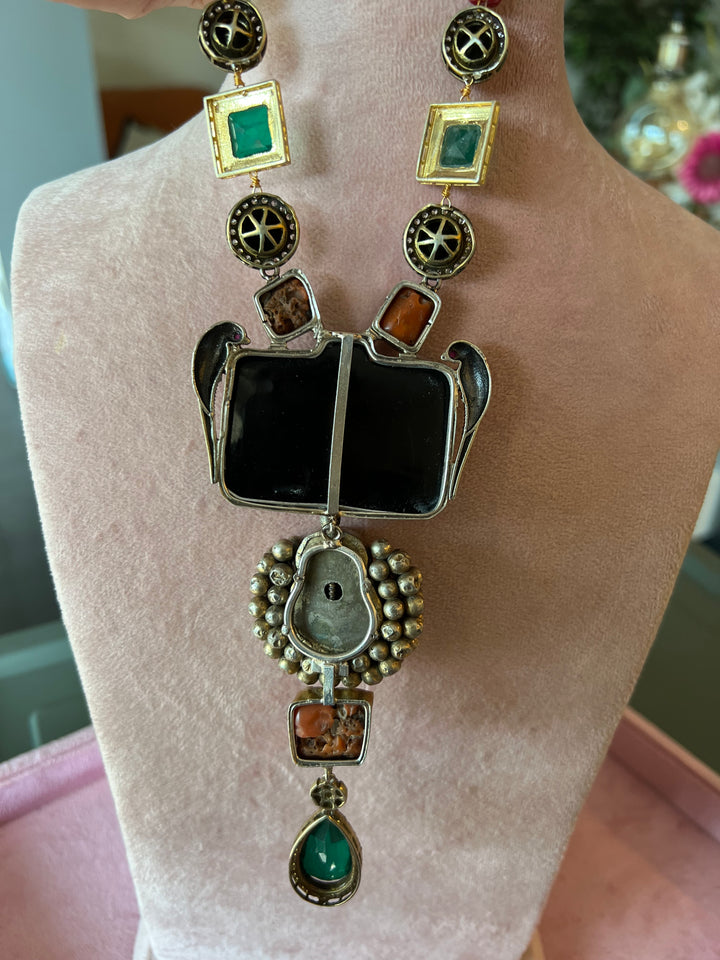 Exquisite 925 Silver Fusion Jewelry Set