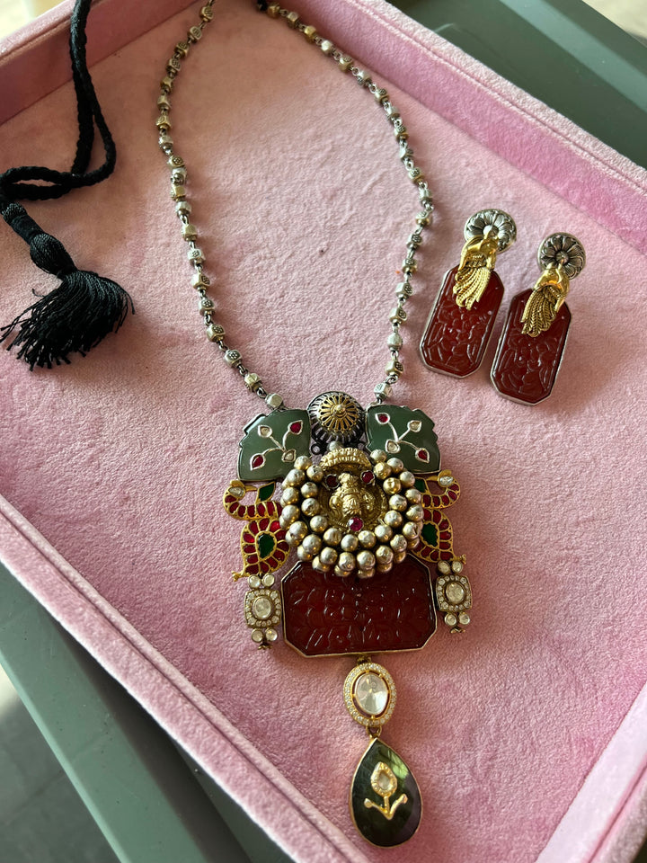 Exquisite 925 Silver Fusion Jewelry Set