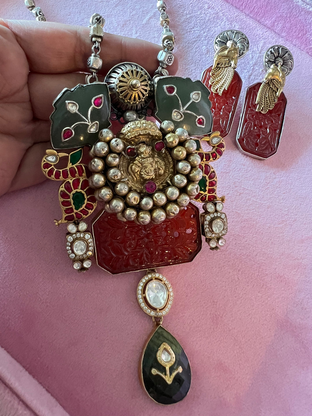 Exquisite 925 Silver Fusion Jewelry Set