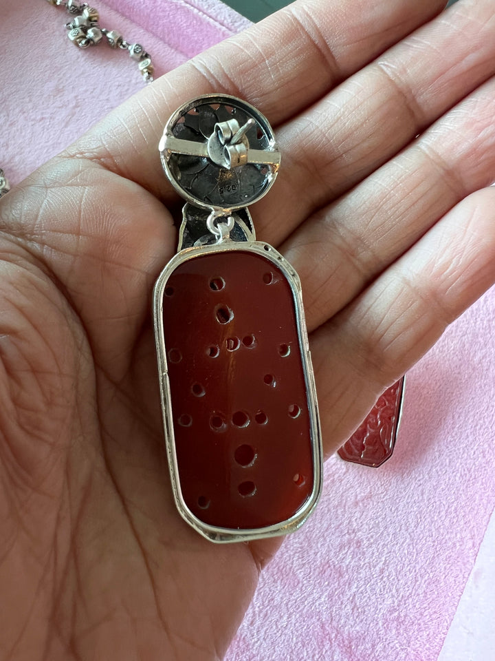 Exquisite 925 Silver Fusion Jewelry Set