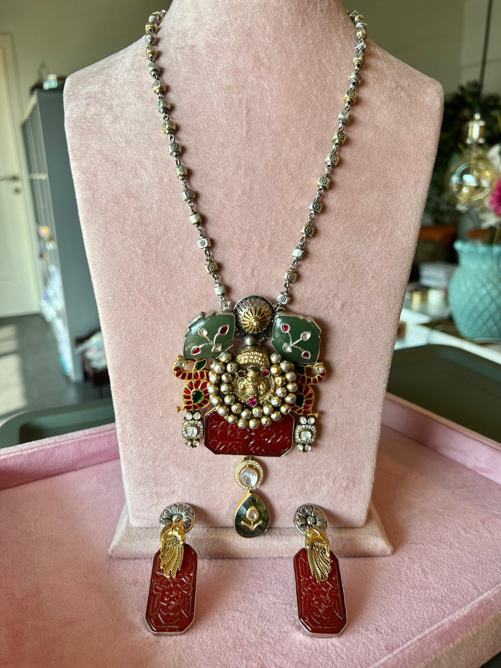 Exquisite 925 Silver Fusion Jewelry Set