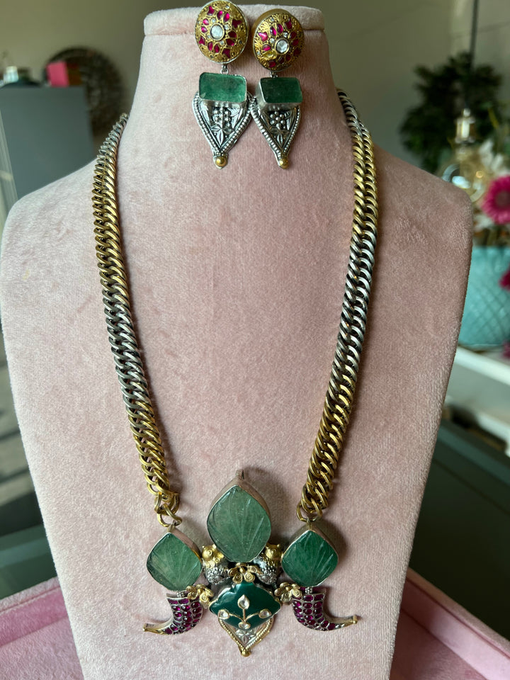 Exquisite 925 Silver Fusion Jewelry Set