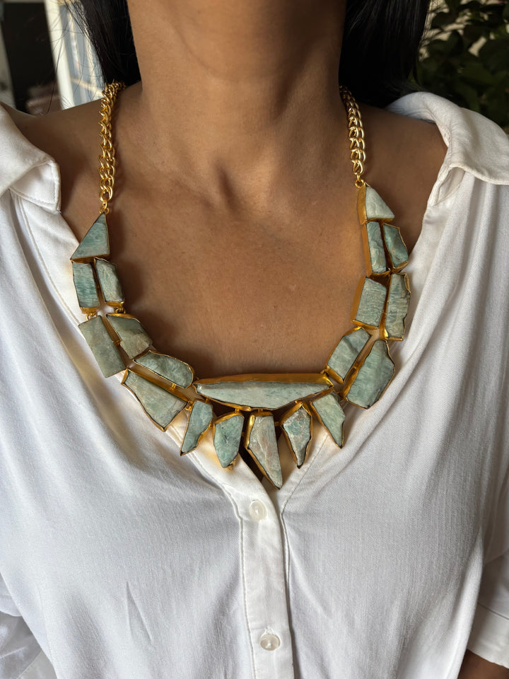Exquisite Natural Amazonite Necklace - Premium Quality Craftsmanship
