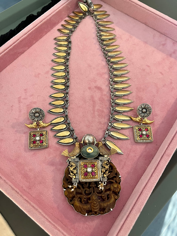 Exquisite 925 Silver Fusion Jewelry Set