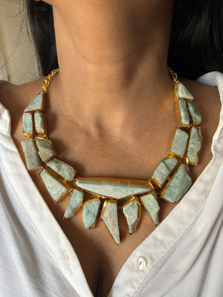 Exquisite Natural Amazonite Necklace - Premium Quality Craftsmanship