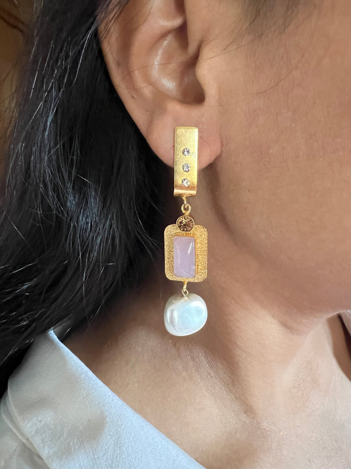 Statement Earrings with High-Quality Materials
