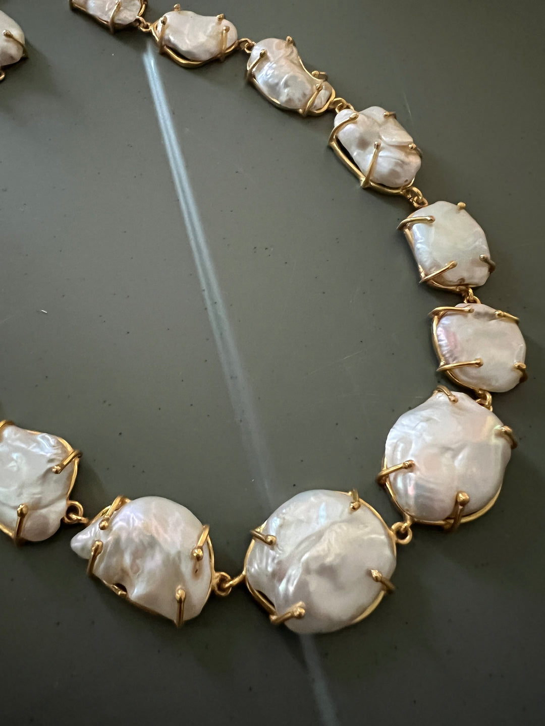 Natural Baroque Pearl Necklace – SHIVKA
