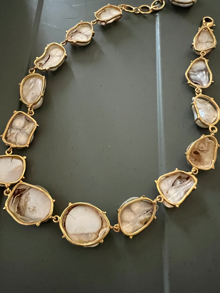 Natural Baroque Pearl Necklace – SHIVKA