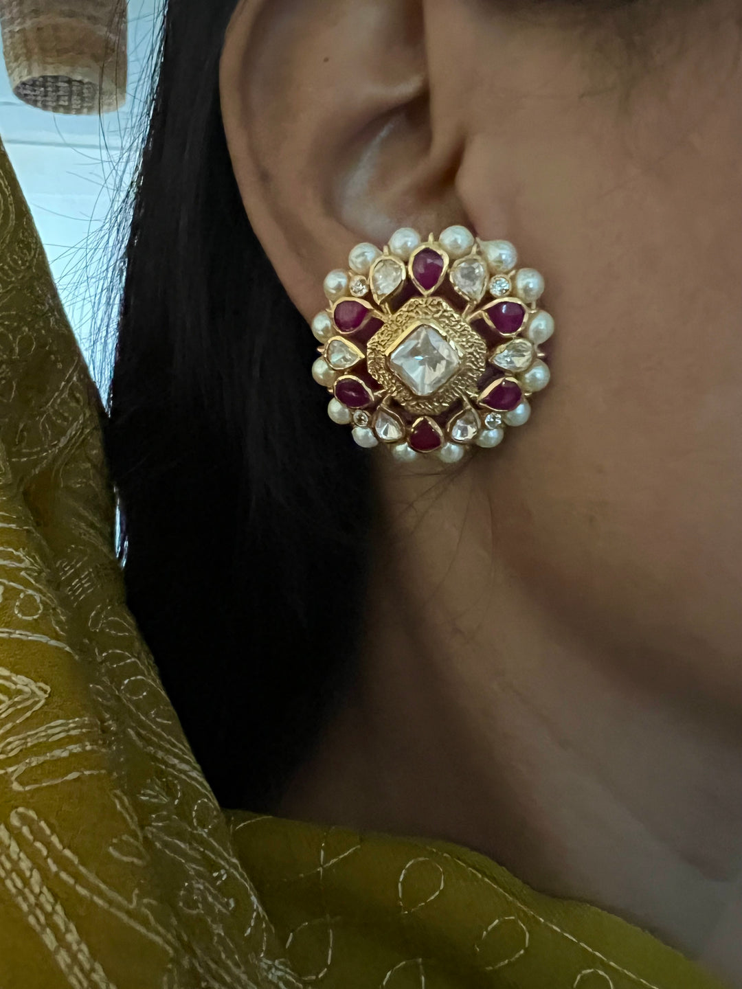 Pure 925 Silver Stud Earrings