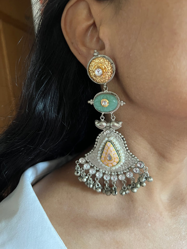 Statement Earrings with High-Quality Materials