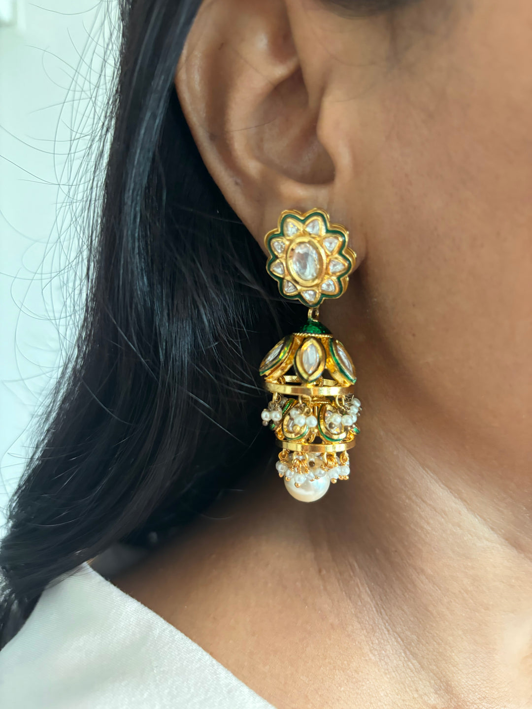 Elegant Jhumka Earrings - Premium Quality, Exquisite Craftsmanship