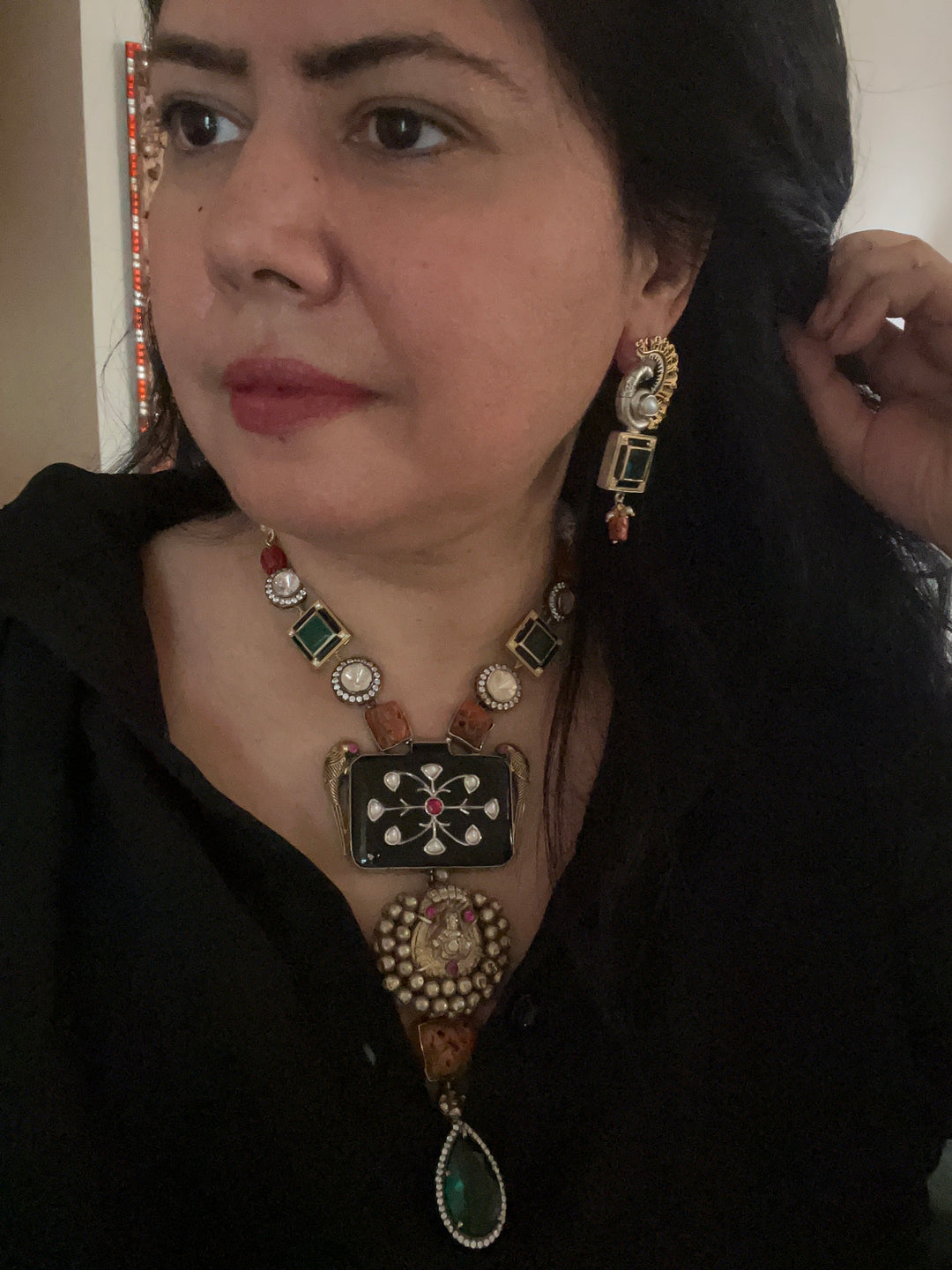 Exquisite 925 Silver Fusion Jewelry Set