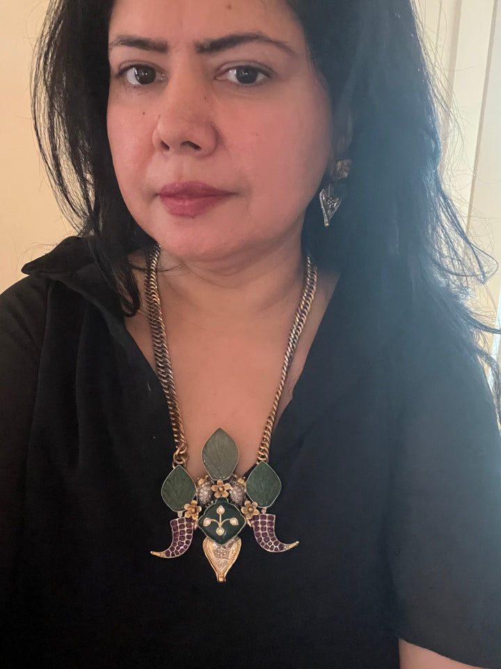 Exquisite 925 Silver Fusion Jewelry Set