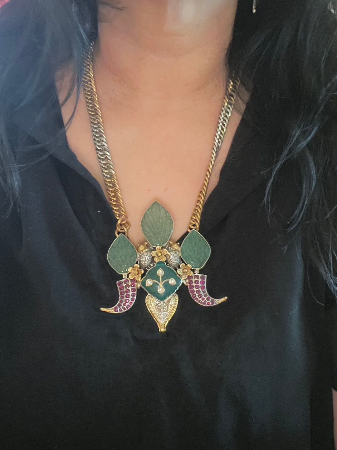 Exquisite 925 Silver Fusion Jewelry Set