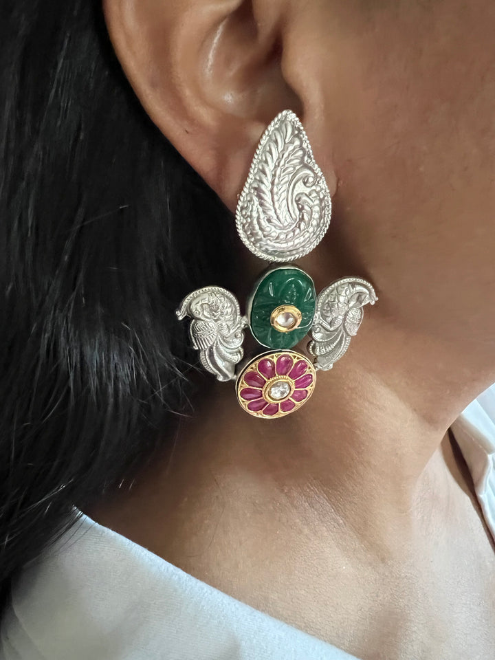 Statement Earrings with High-Quality Materials