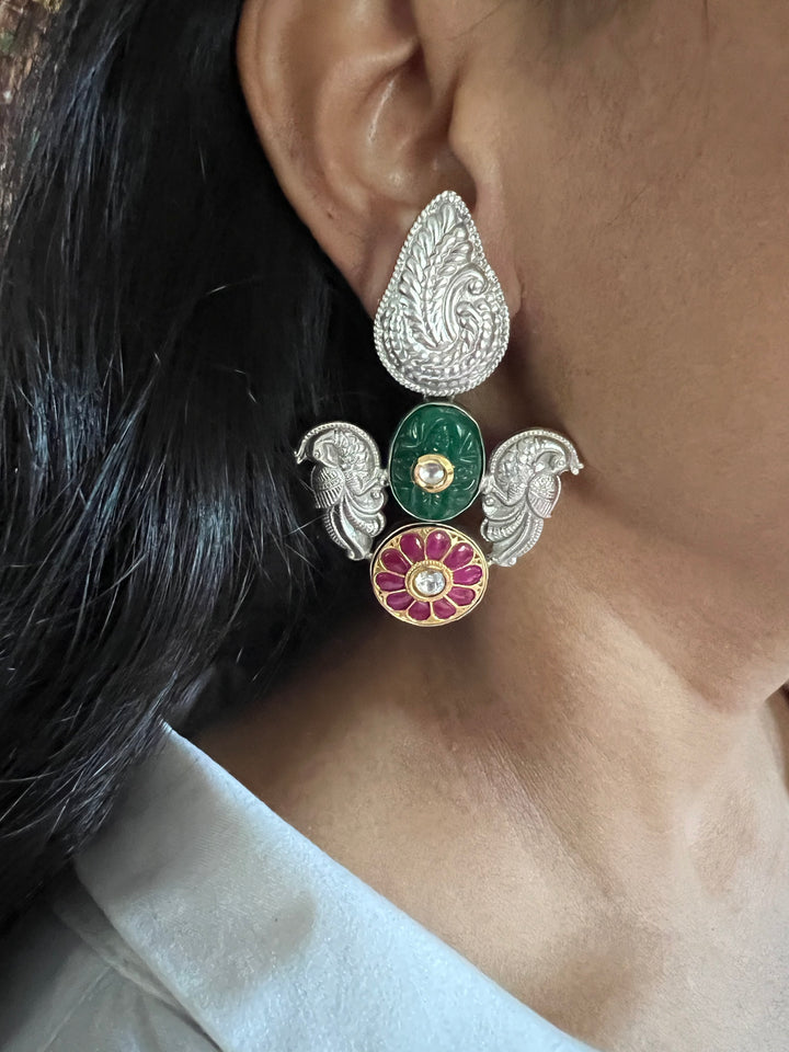 Statement Earrings with High-Quality Materials
