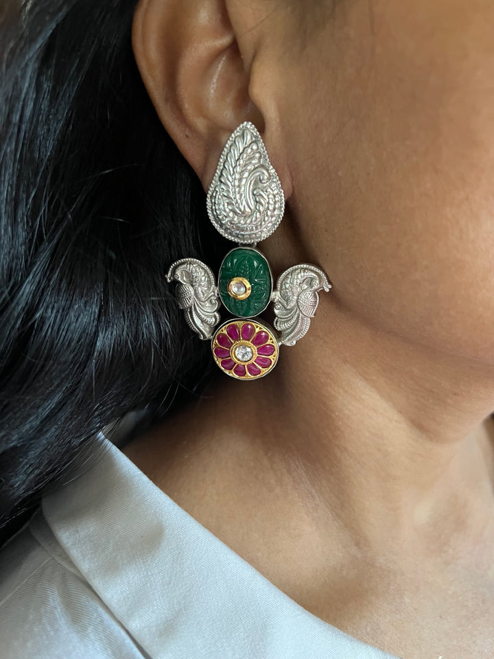 Statement Earrings with High-Quality Materials