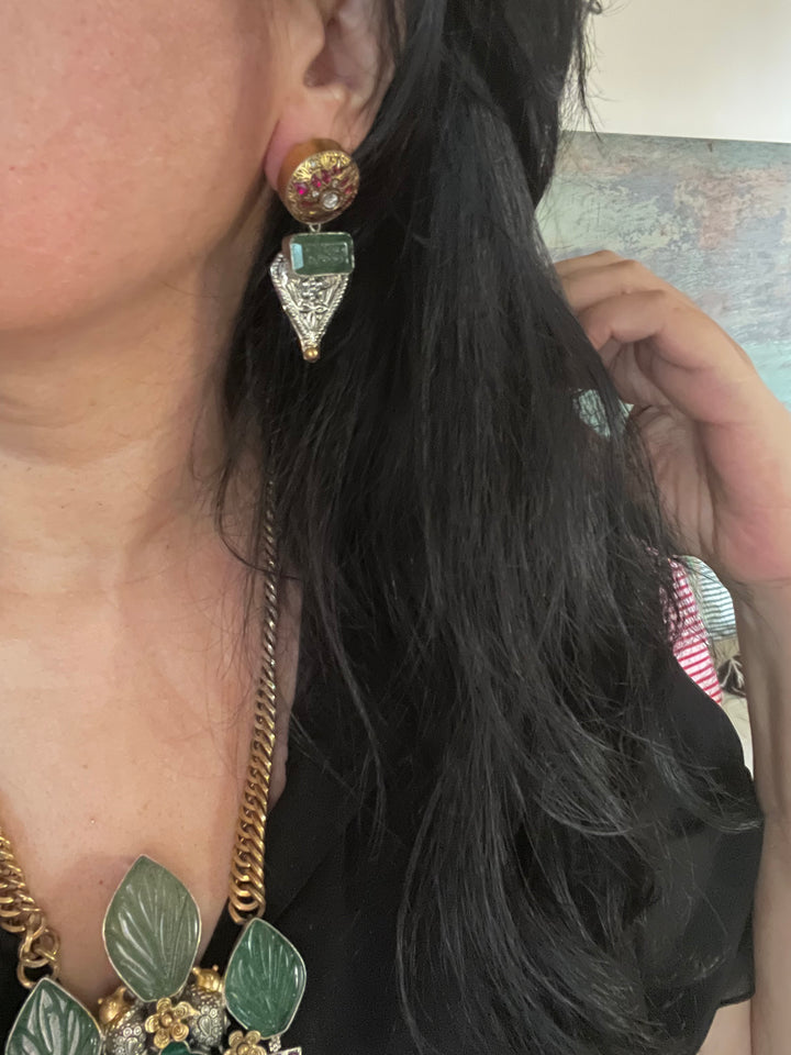 Exquisite 925 Silver Fusion Jewelry Set