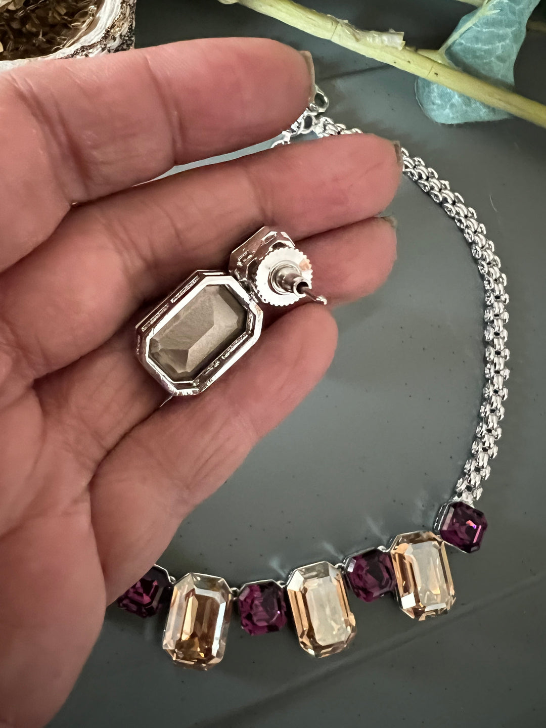 Exquisite Austrian Crystal Necklace Set: Designer Premium Quality