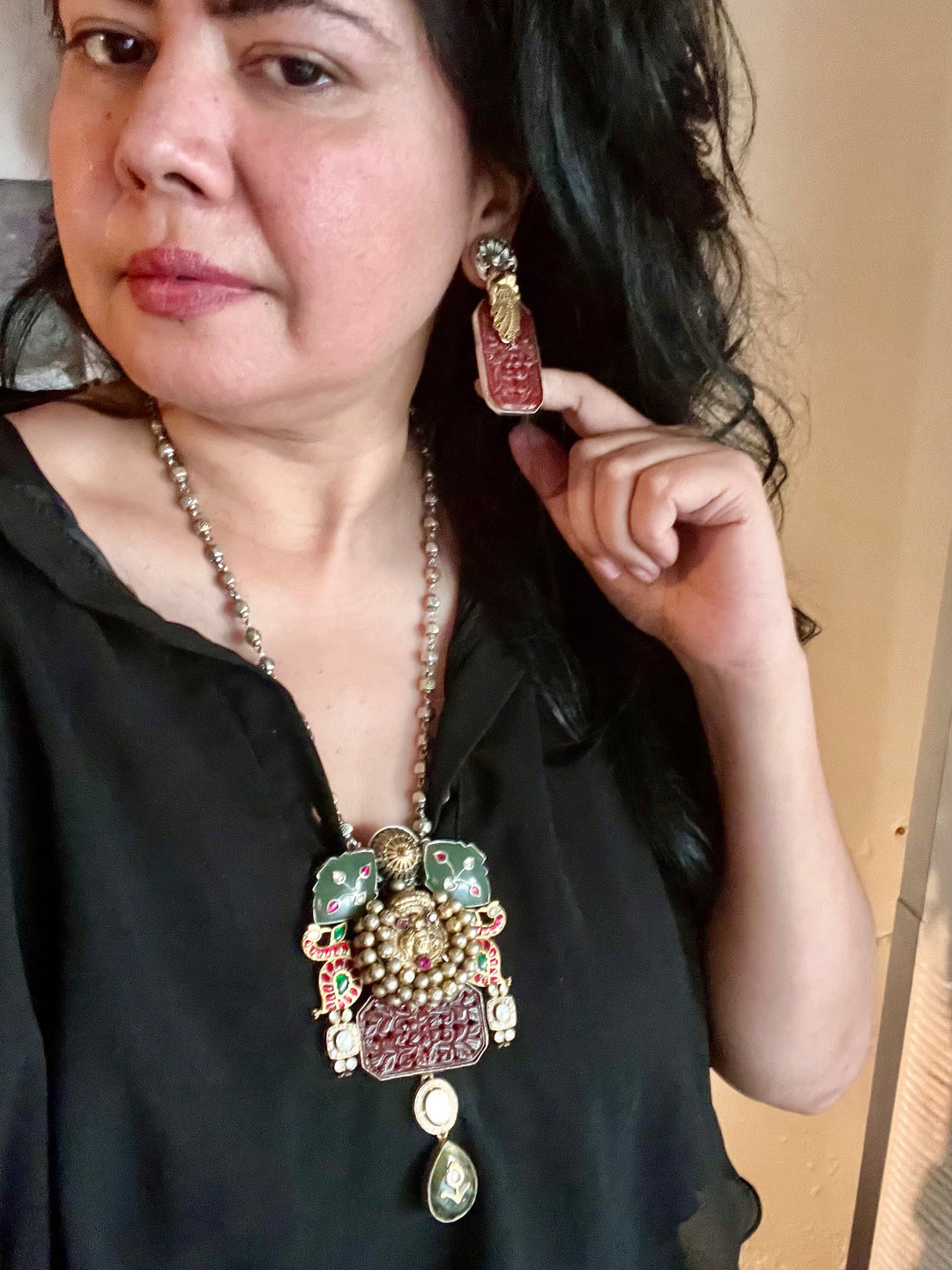 Exquisite 925 Silver Fusion Jewelry Set