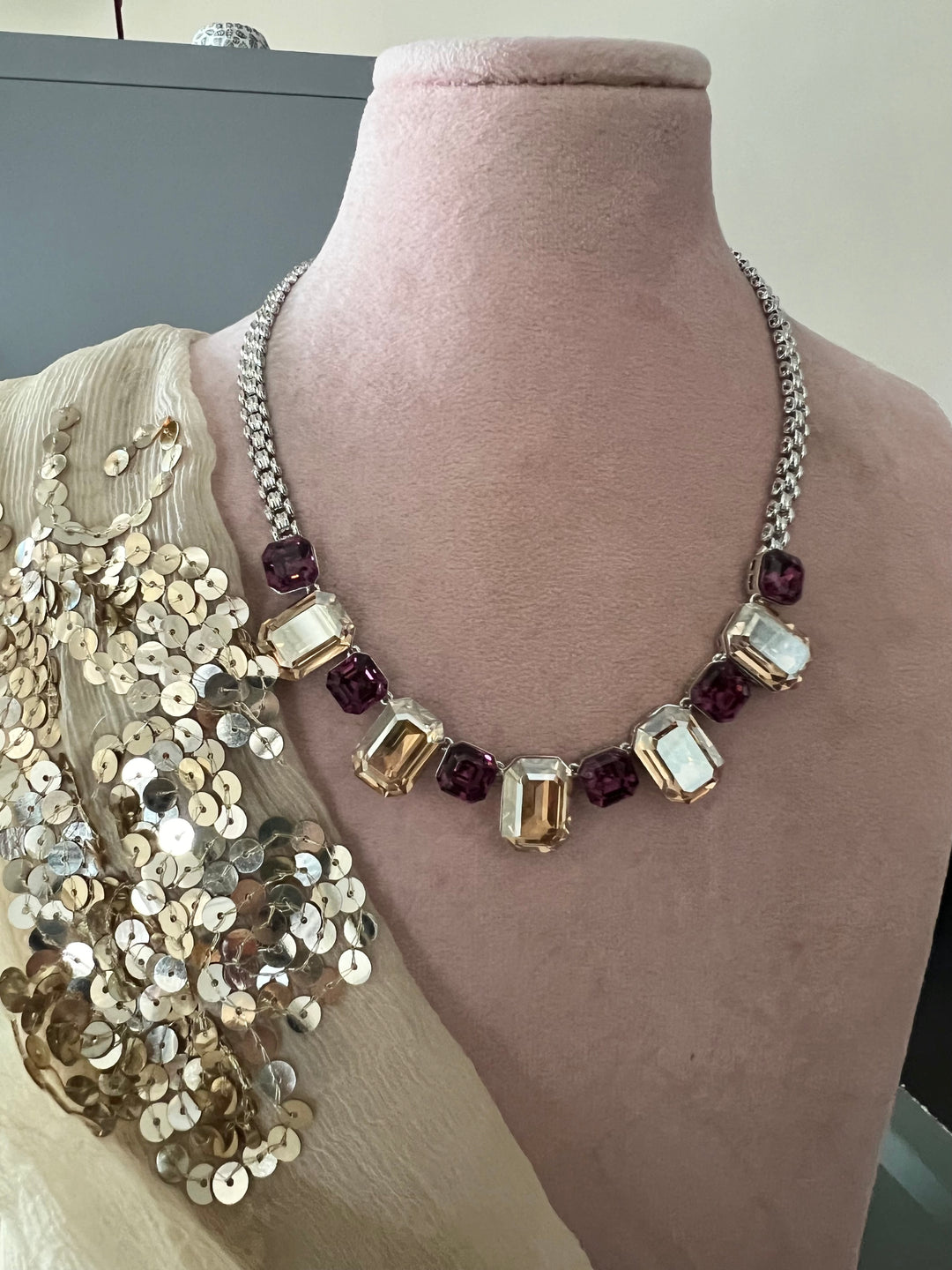 Exquisite Austrian Crystal Necklace Set: Designer Premium Quality