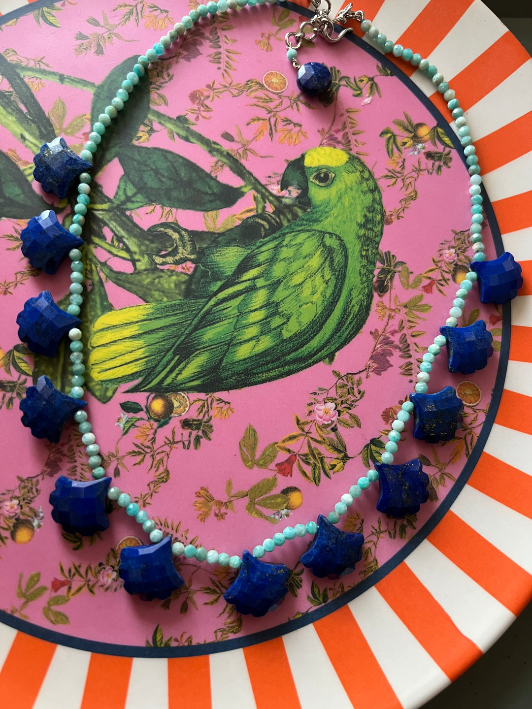 Lapis & Amazonite Necklace – SHIVKA