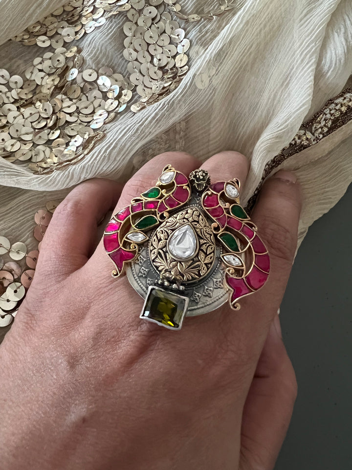 Statement Big 925 Silver Ring – Crafted for Elegance