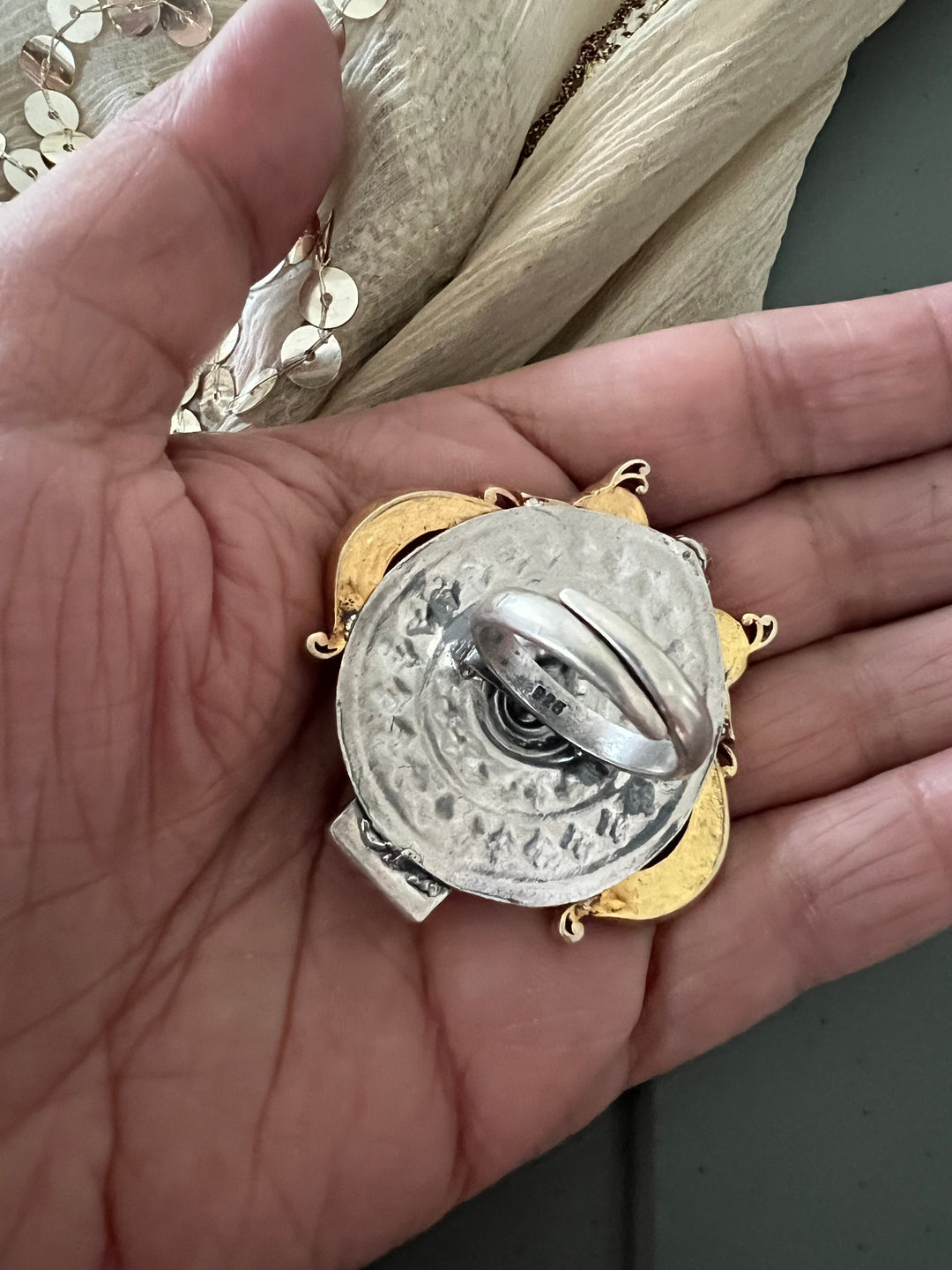 Statement Big 925 Silver Ring – Crafted for Elegance